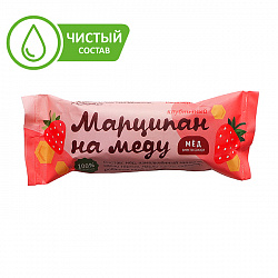 Марципан на Меду клубничный в шоколаде 40гр