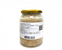 Квашеная капуста 600гр Эко-ферма Васильки