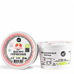 Йогурт "Греческий" 200г "Клубника" м2