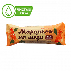 Марципан на Меду апельсиновый в шоколаде 40гр