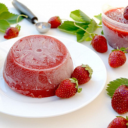 Пюре из клубники  с сахаром 200гр