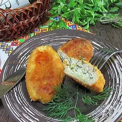 Зразы куриные с сыром