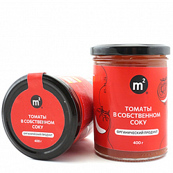 Томаты в собственном соку 400гр М2